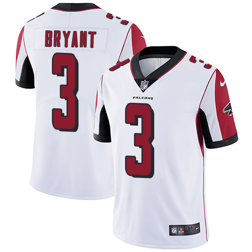 2019 men Atlanta Falcons #3 Bryant white Nike Vapor Untouchable Limited NFL Jersey->atlanta falcons->NFL Jersey